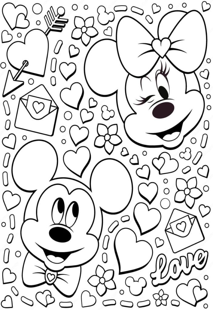 Coloriage Mickey Mouse