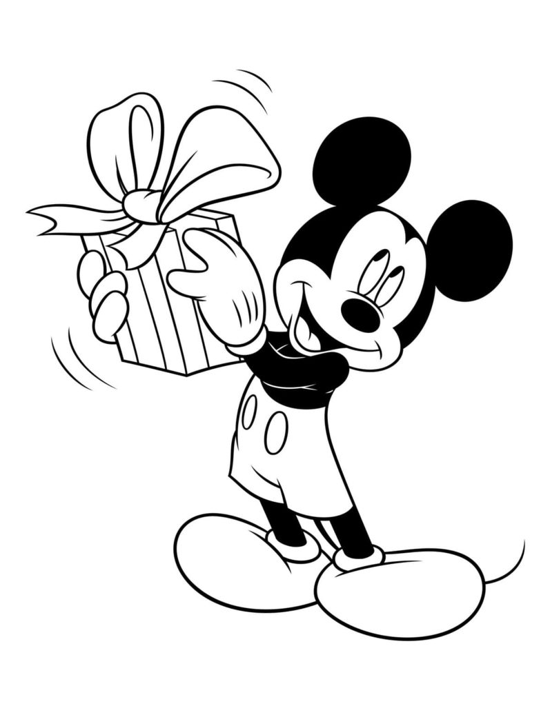 Desenhos para colorir Mickey