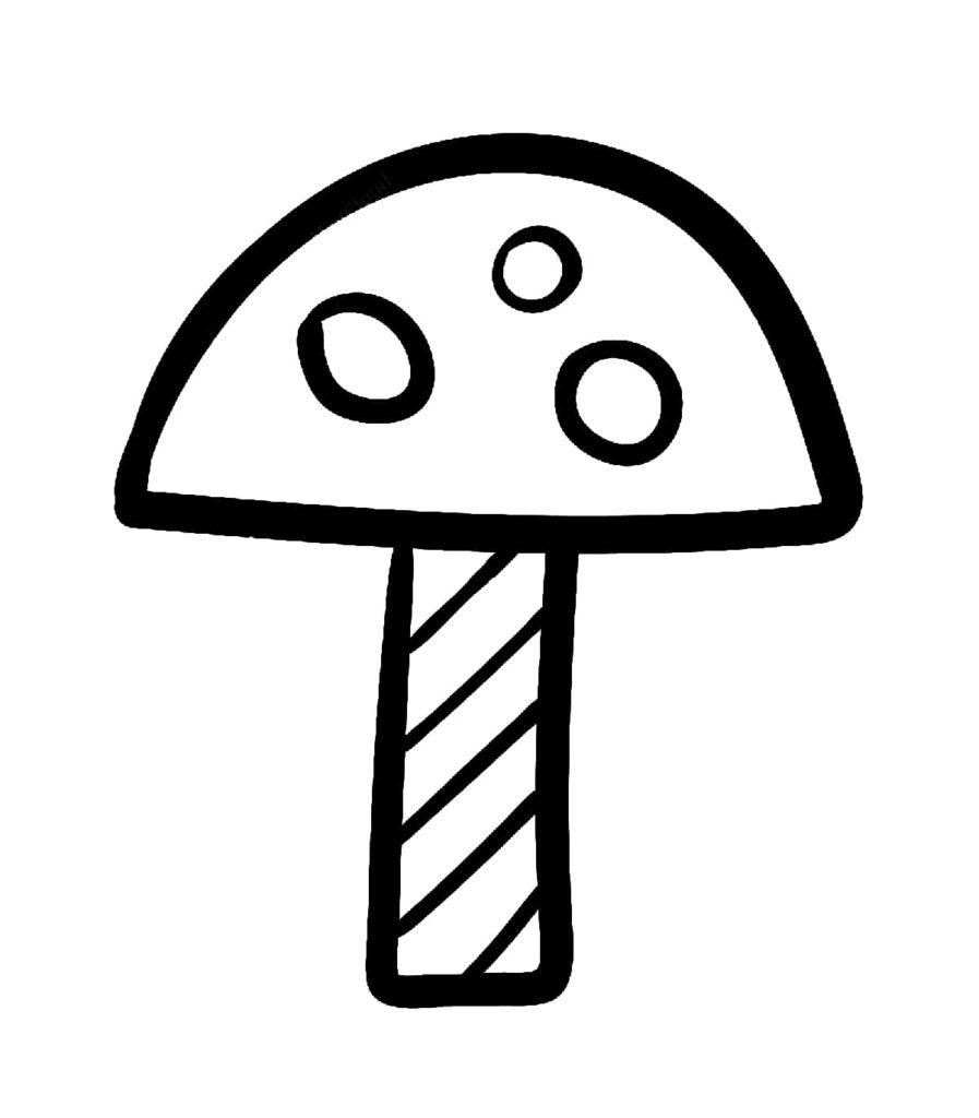 Disegni di Funghi da colorare