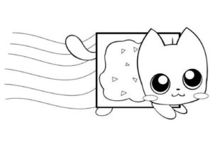 Nyan Cat Coloring Pages | Free printable Coloring Pages