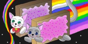 Dibujos de Nyan Cat para colorear