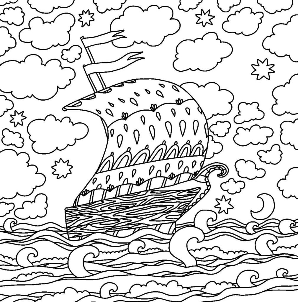 Pattern coloring pages