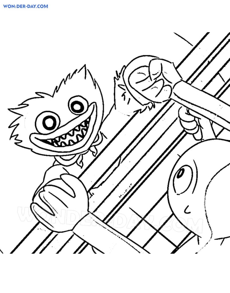 Poppy Playtime coloring pages