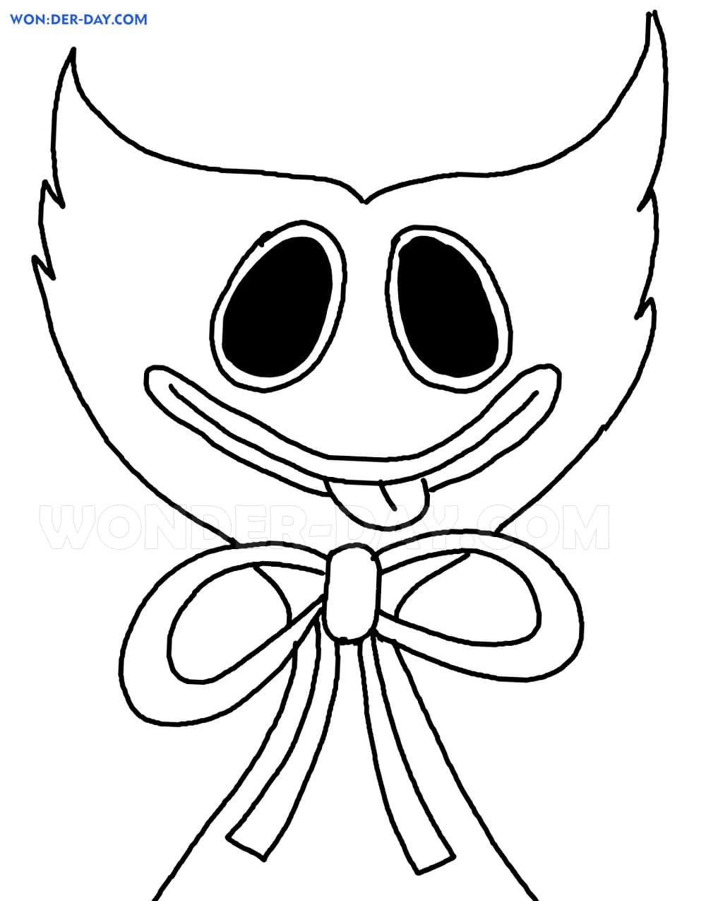 Desenhos para colorir Poppy Playtime, Wonder-day.com