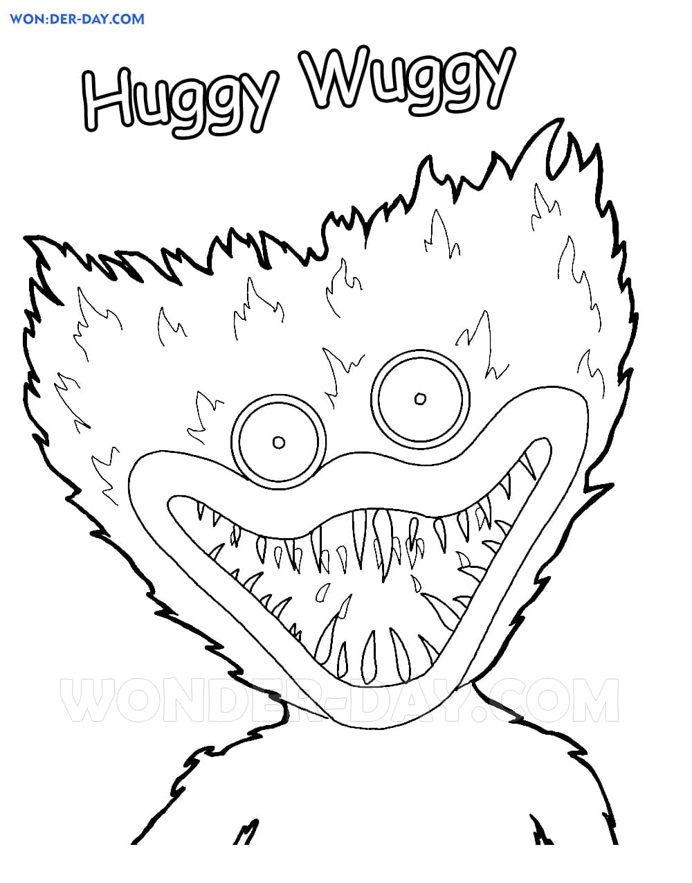 Coloring page Poppy Playtime : Kick-me-Paul 9