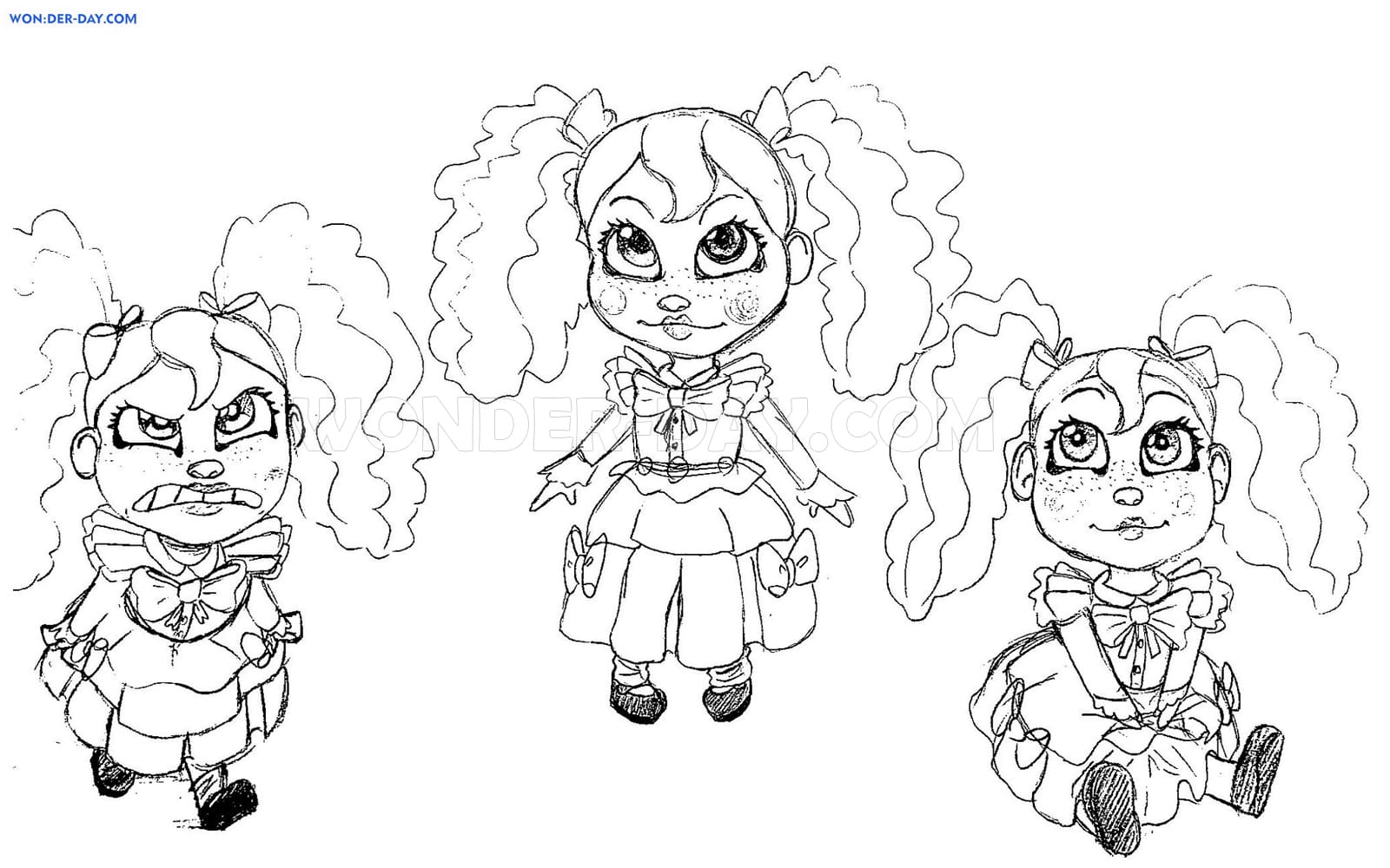 Desenhos para colorir Poppy Playtime, Wonder-day.com