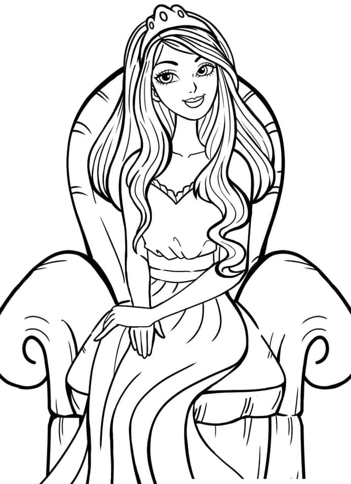 Princess coloring pages. 