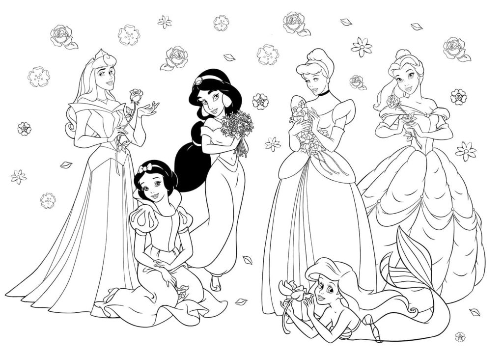 Dibujos de Princesas para colorear