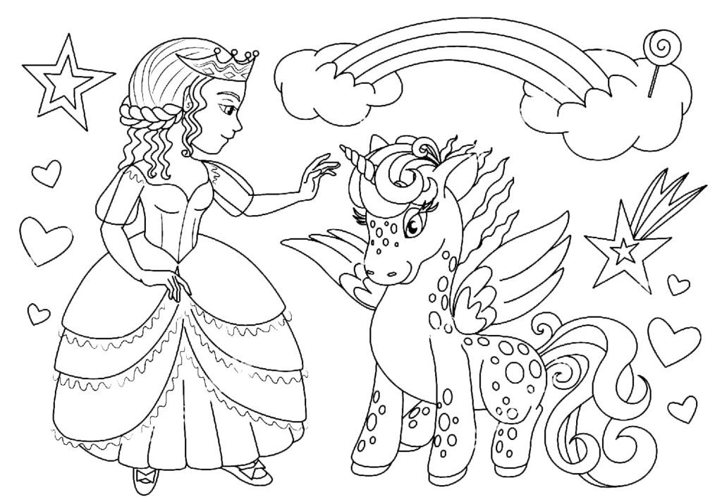 Dibujos de Princesas para colorear