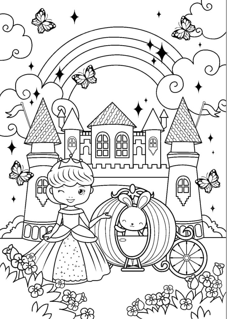 990 Coloring Sheet Unicorn Princess  Latest HD