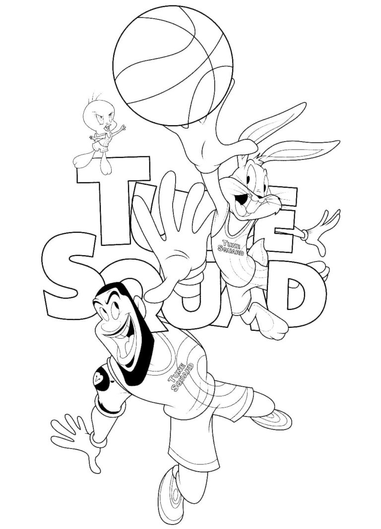 Space Jam A New Legacy coloring pages | WONDER DAY — Coloring pages for ...