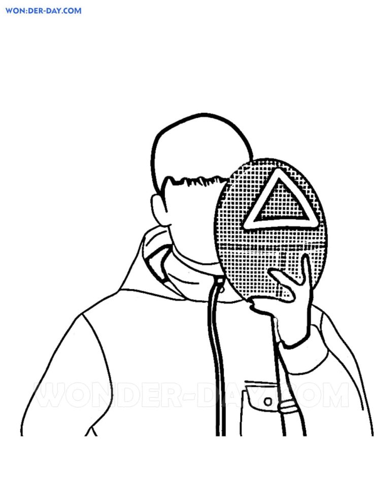 Squid Game Coloring Pages | Free Coloring Pages