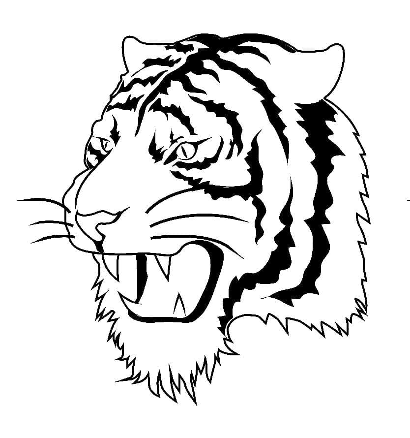 Disegni da colorare Capodanno della tigre 2022