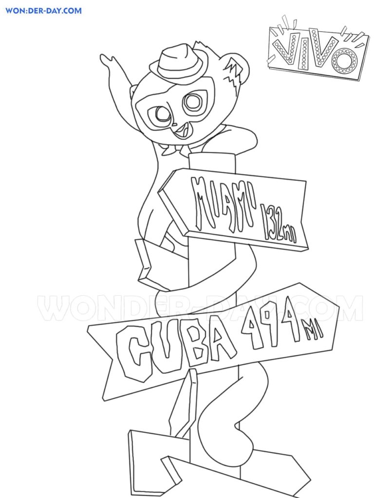 Vivo coloring pages