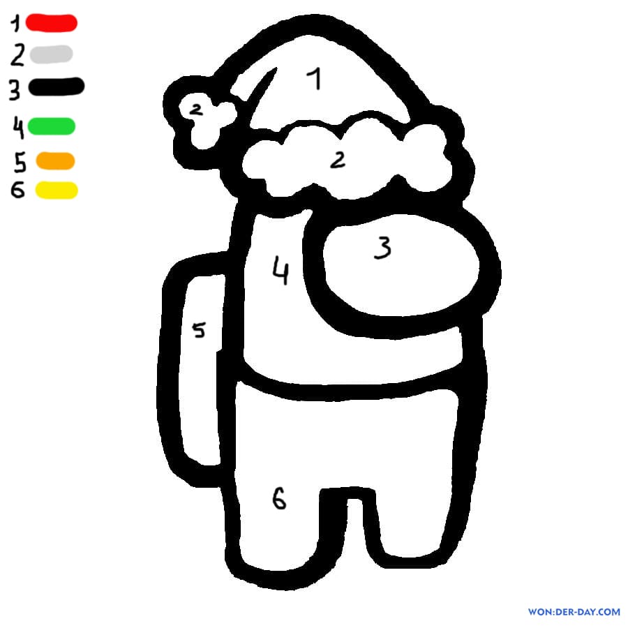 esponja Guiño no Dibujos Navidad por números para colorear | WONDER DAY — Dibujos para  colorear para niños y adultos