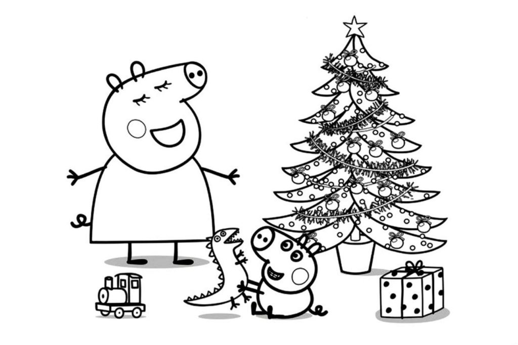 Dibujos de Navidad animados para colorear