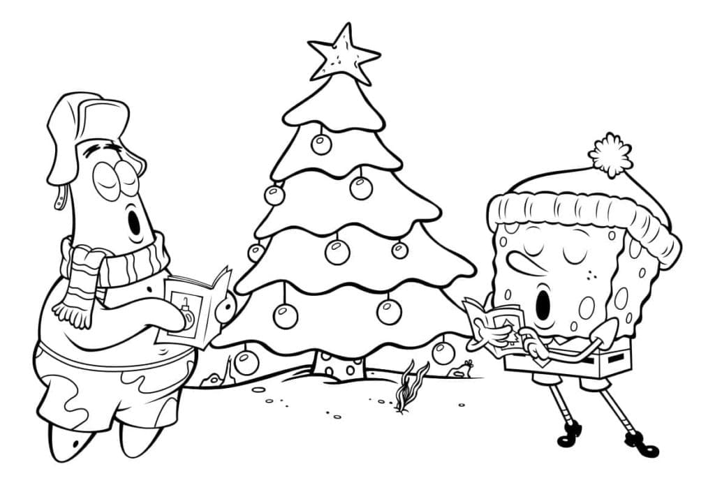 Desenhos para colorir de Natal desenhos animados