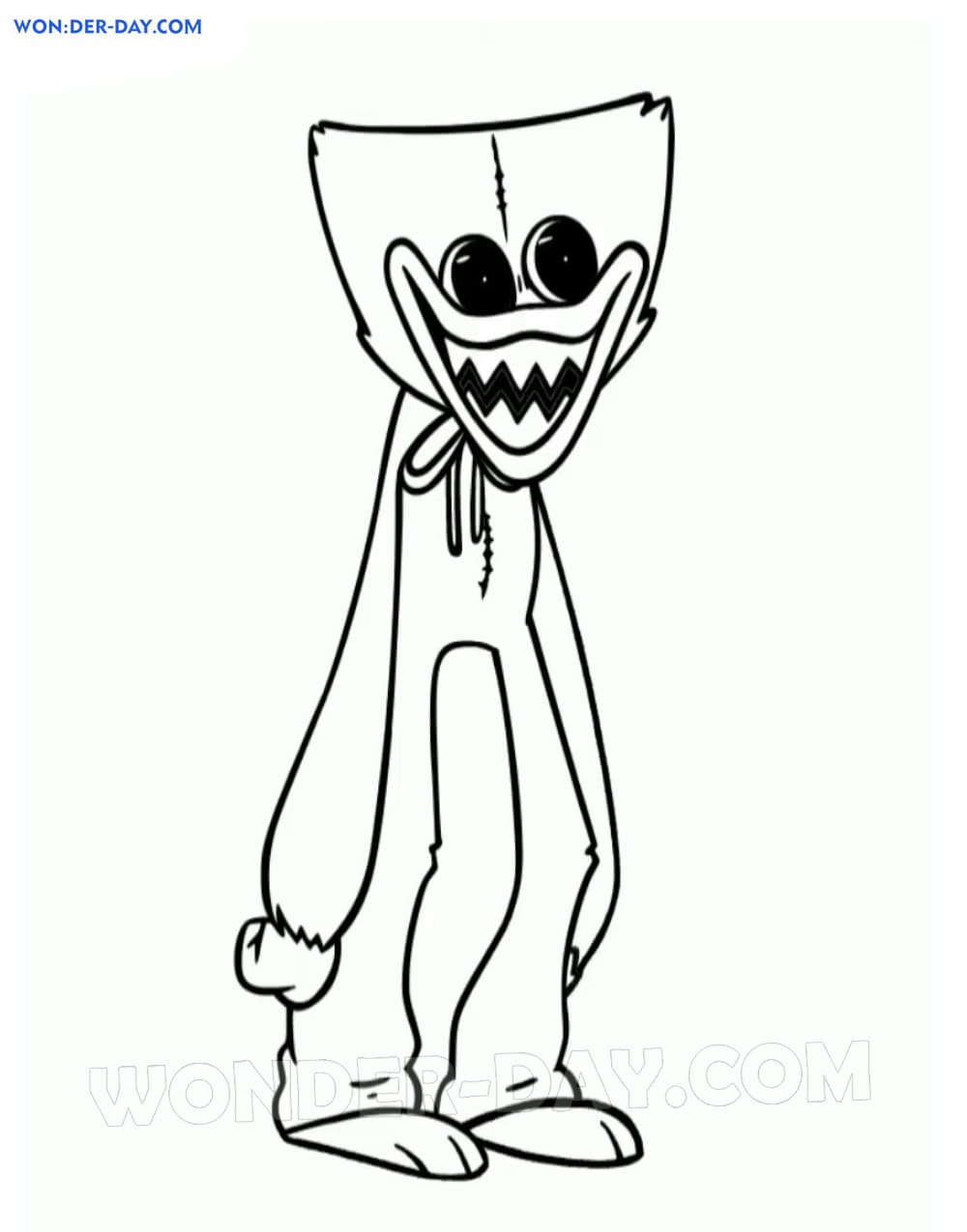 Huggy Wuggy coloring pages   Printable coloring pages