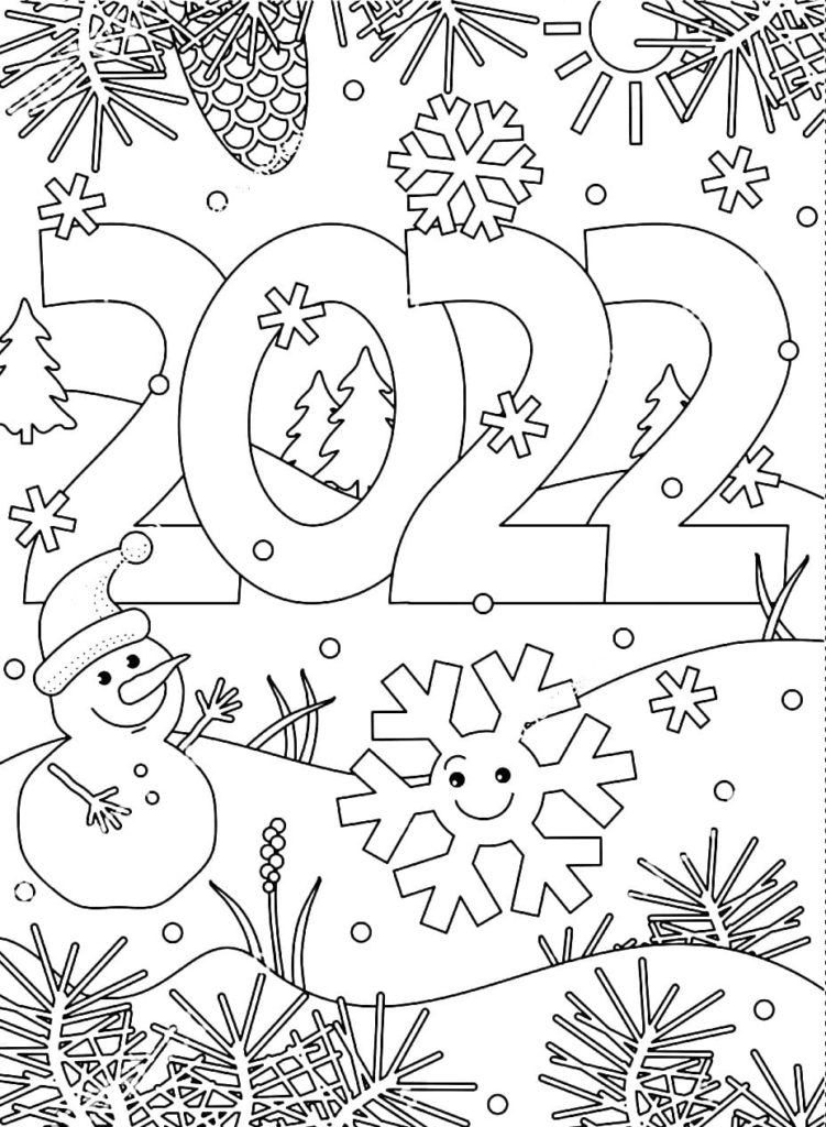 Snowflakes Coloring Pages