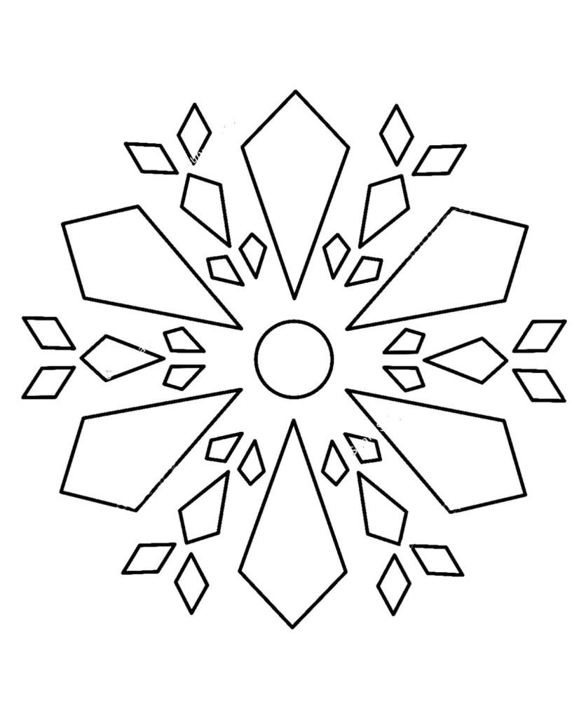 Snowflakes Coloring Pages