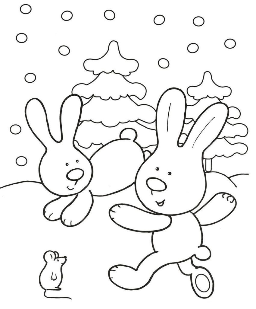 Toddler Christmas Coloring Pages