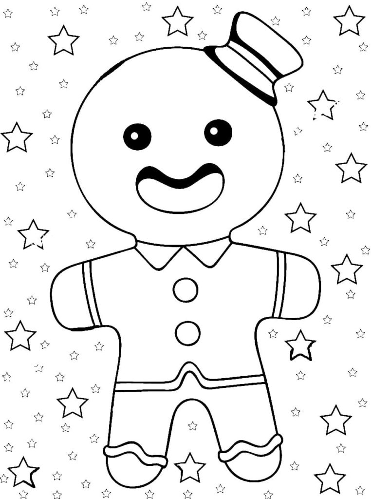 Desenhos para colorir de Natal e Ano Novo para crianças