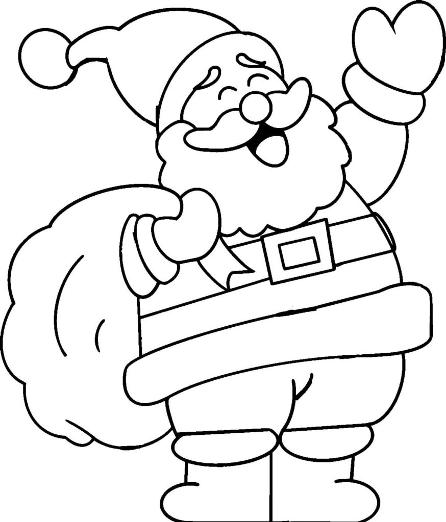 Toddler Christmas Coloring Pages