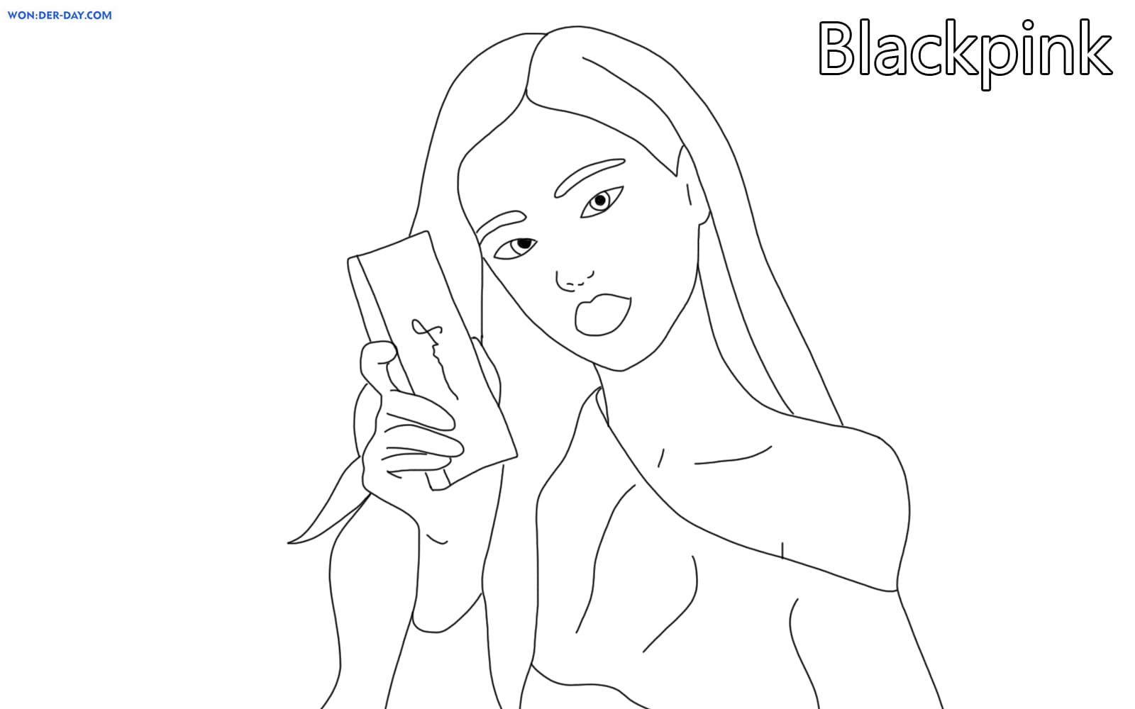 Dibujos de Blackpink para colorear | Dibujos para Imprimir