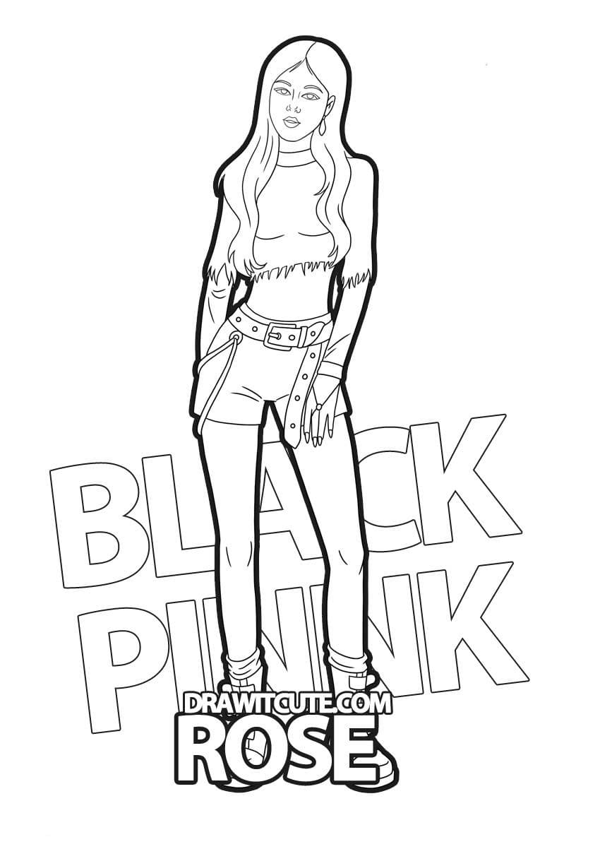 Dibujos de Blackpink para colorear | Dibujos para Imprimir