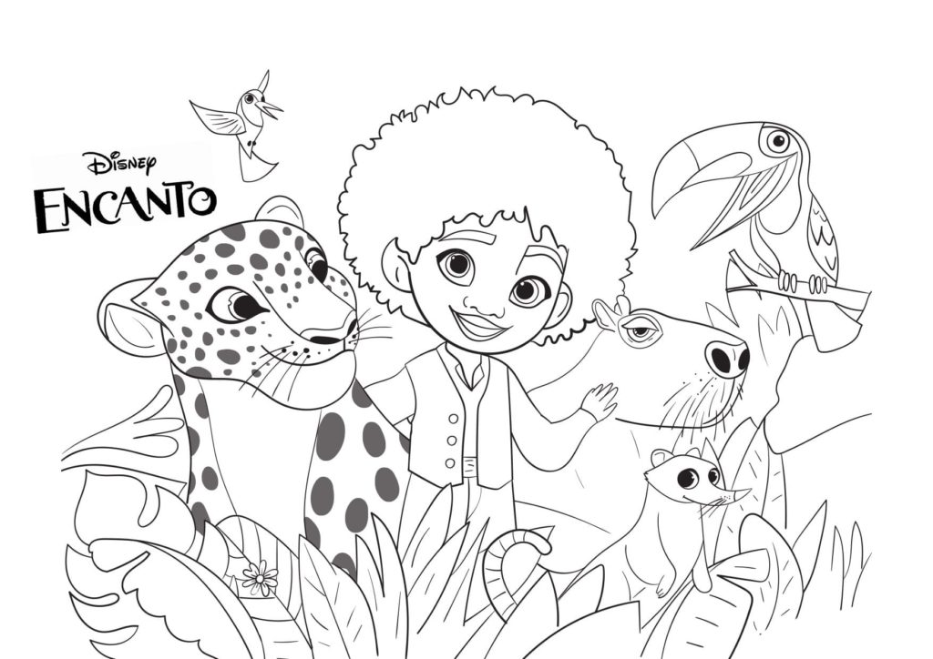 Desenhos para colorir Encanto