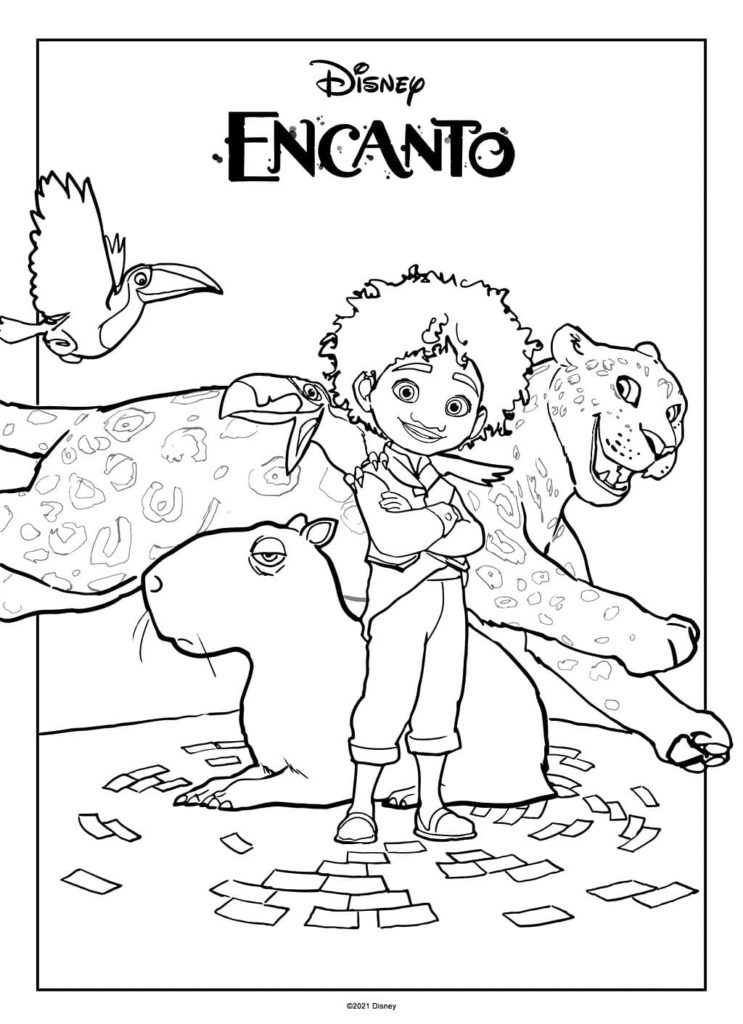 Desenhos para colorir Encanto