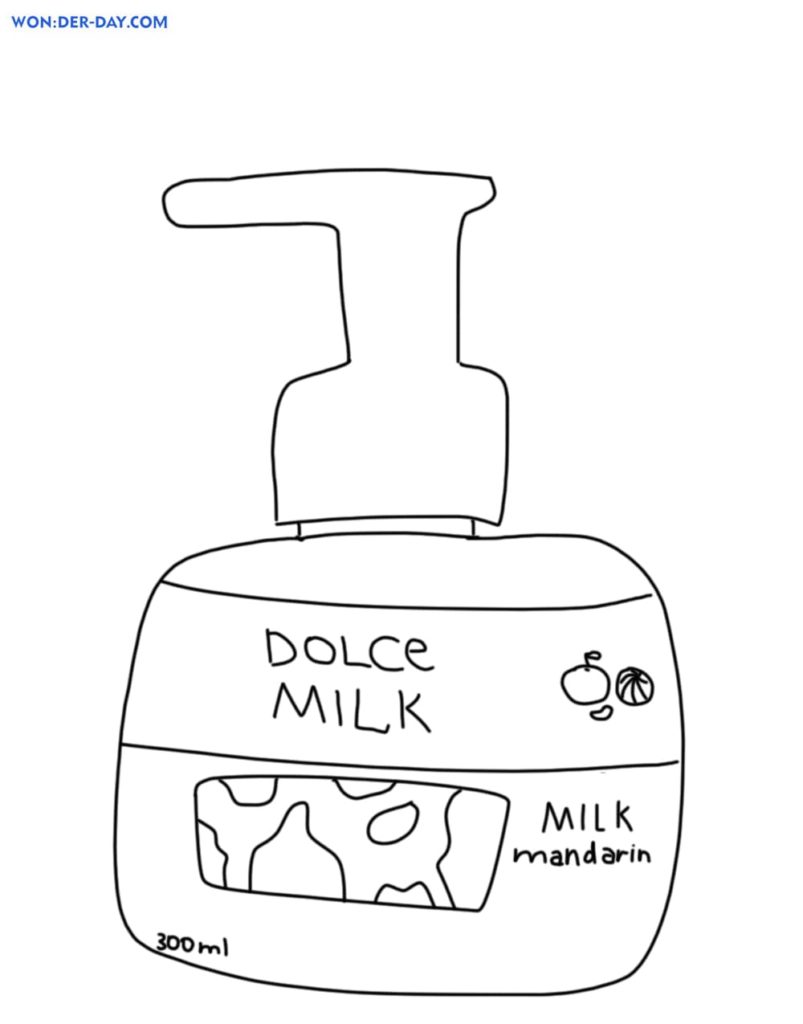 Ausmalbilder Dolce Milk