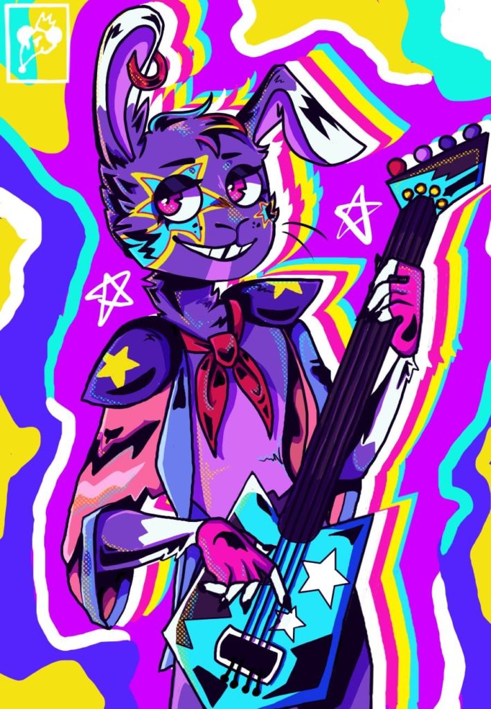 Bonnie with guitar