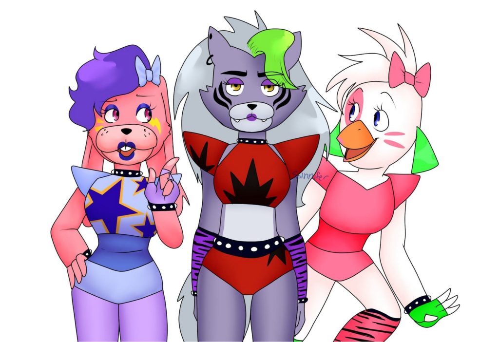 Female characters fnaf 9