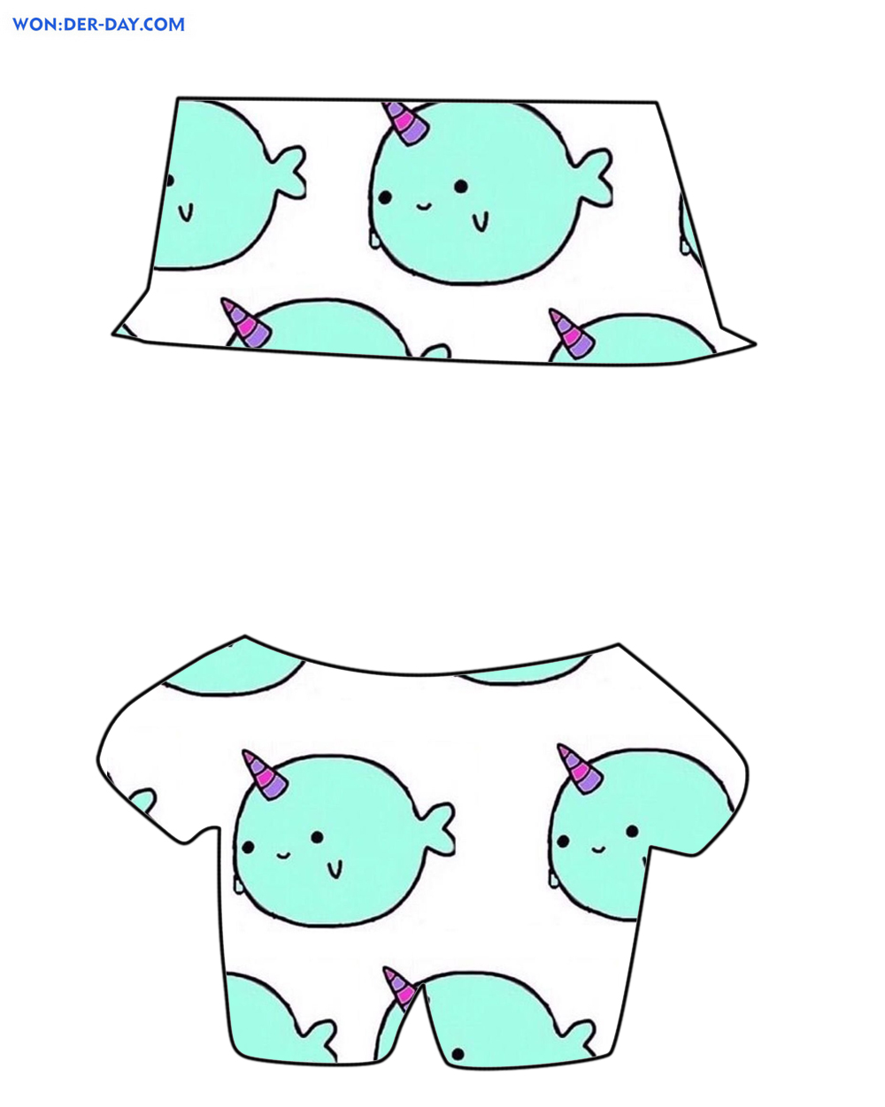 paper duck clothes