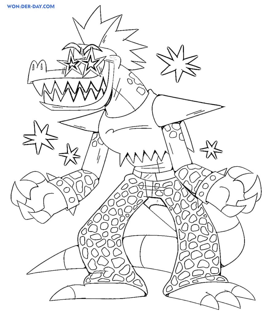 Montgomery Gator Coloring Pages