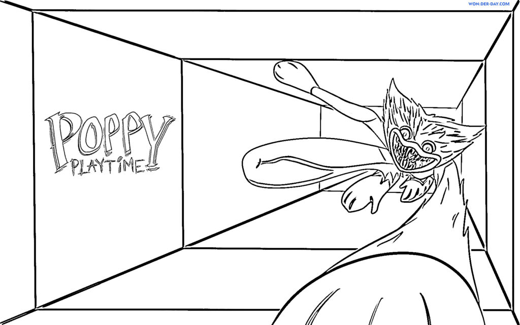 Poppy Playtime coloring pages