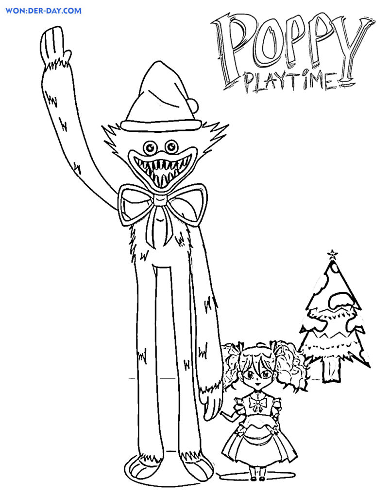 Poppy Playtime coloring pages   Free coloring pages