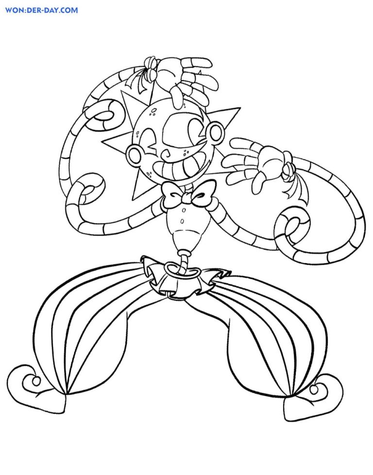 Sundrop FNAF Coloring Pages | WONDER DAY — Coloring pages for children ...