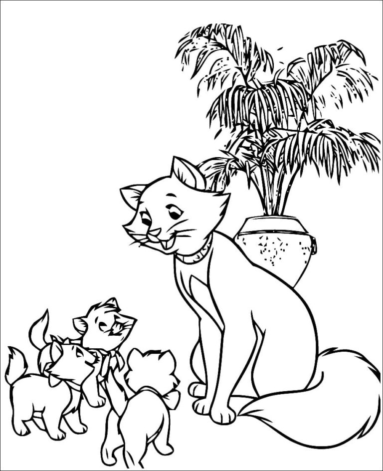 The Aristocats Coloring Pages | Printable Coloring Pages