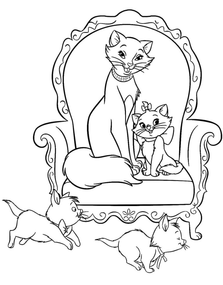 The Aristocats Coloring Pages 