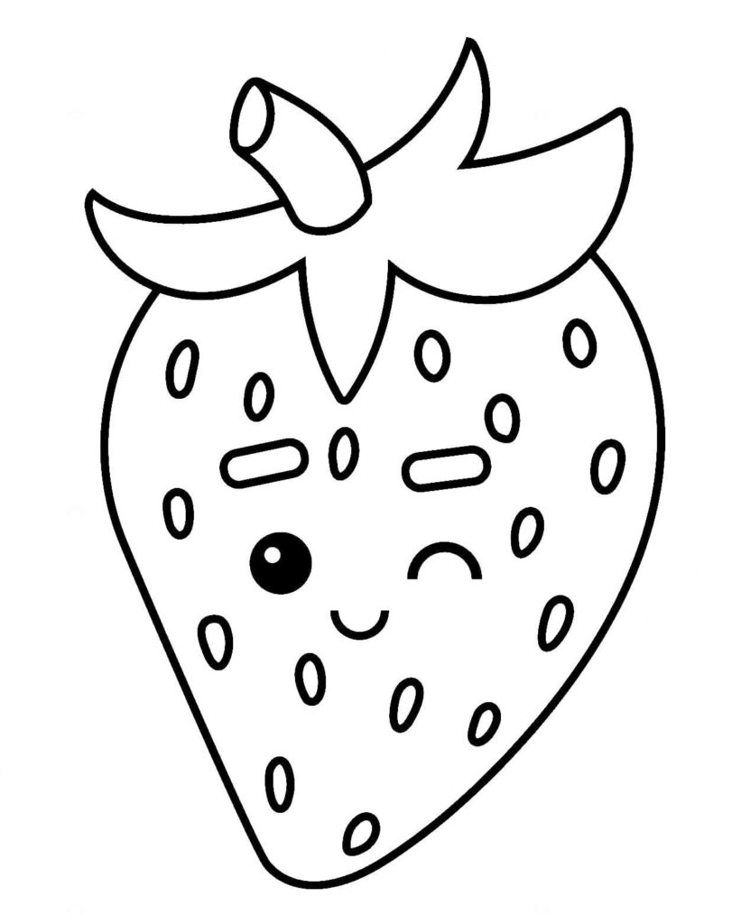 مخزن الصفحة أزرق  Berries coloring pages | Download and print for kids