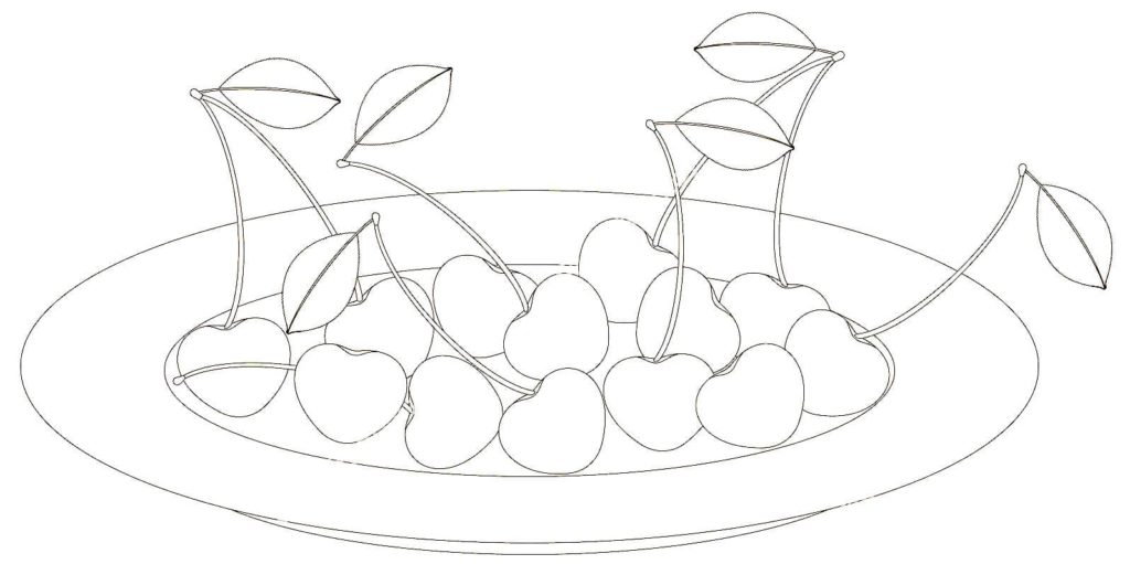 cherry in a bowl