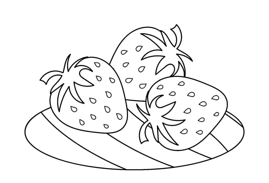 Fresas en la mesa