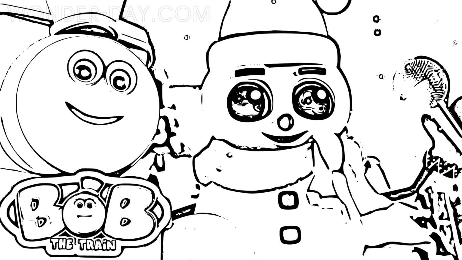 Bob The Train Coloring Pages Printable Coloring Pages