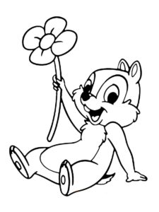 Chip and Dale coloring pages | Print for Kids