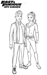 Fast & Furious Spy Racers Coloring Pages | WONDER DAY — Coloring pages ...