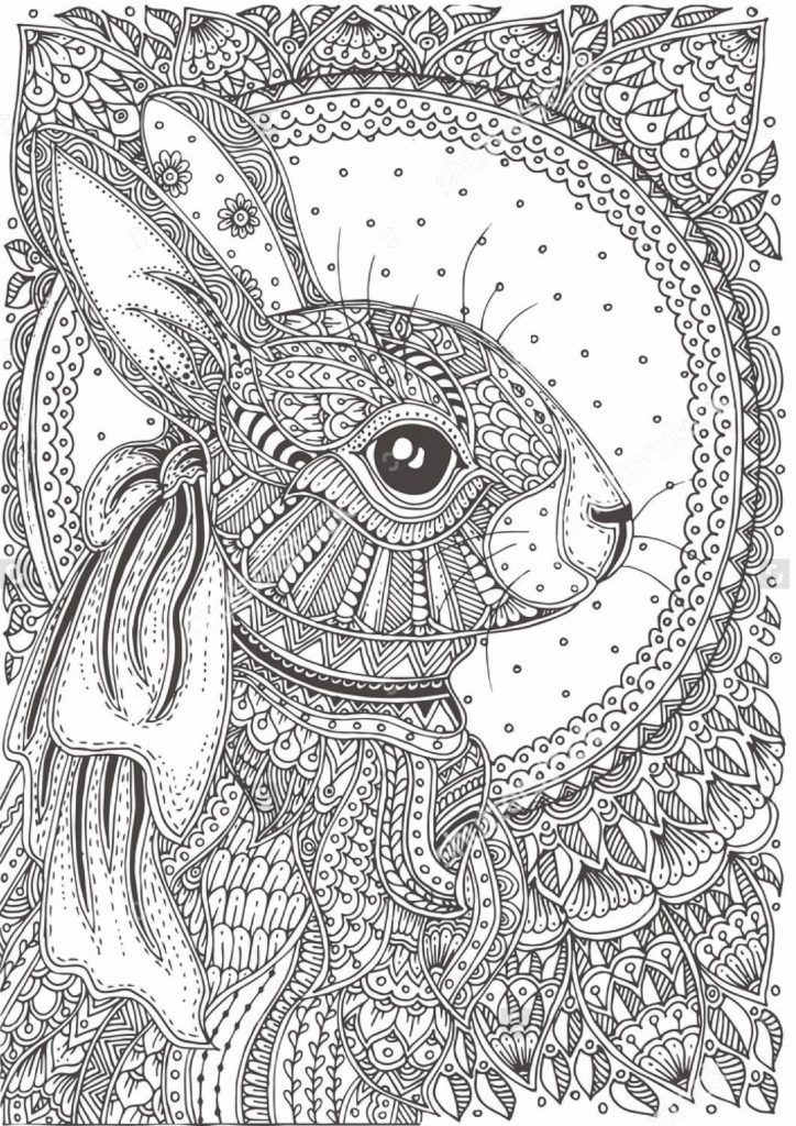 Kaninchen-Mandala