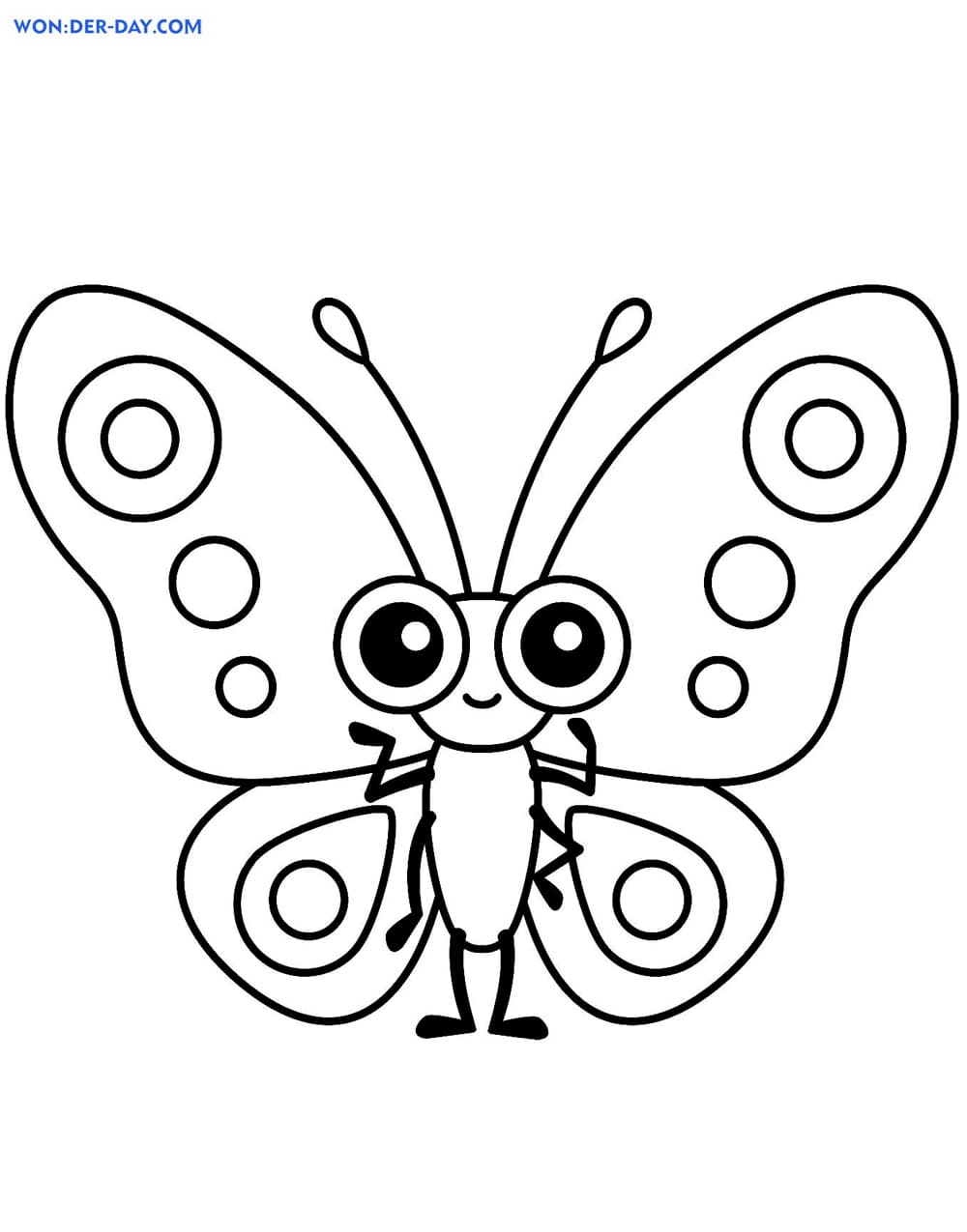 Ausmalbilder Insekten   Drucken kostenlos für Kinder