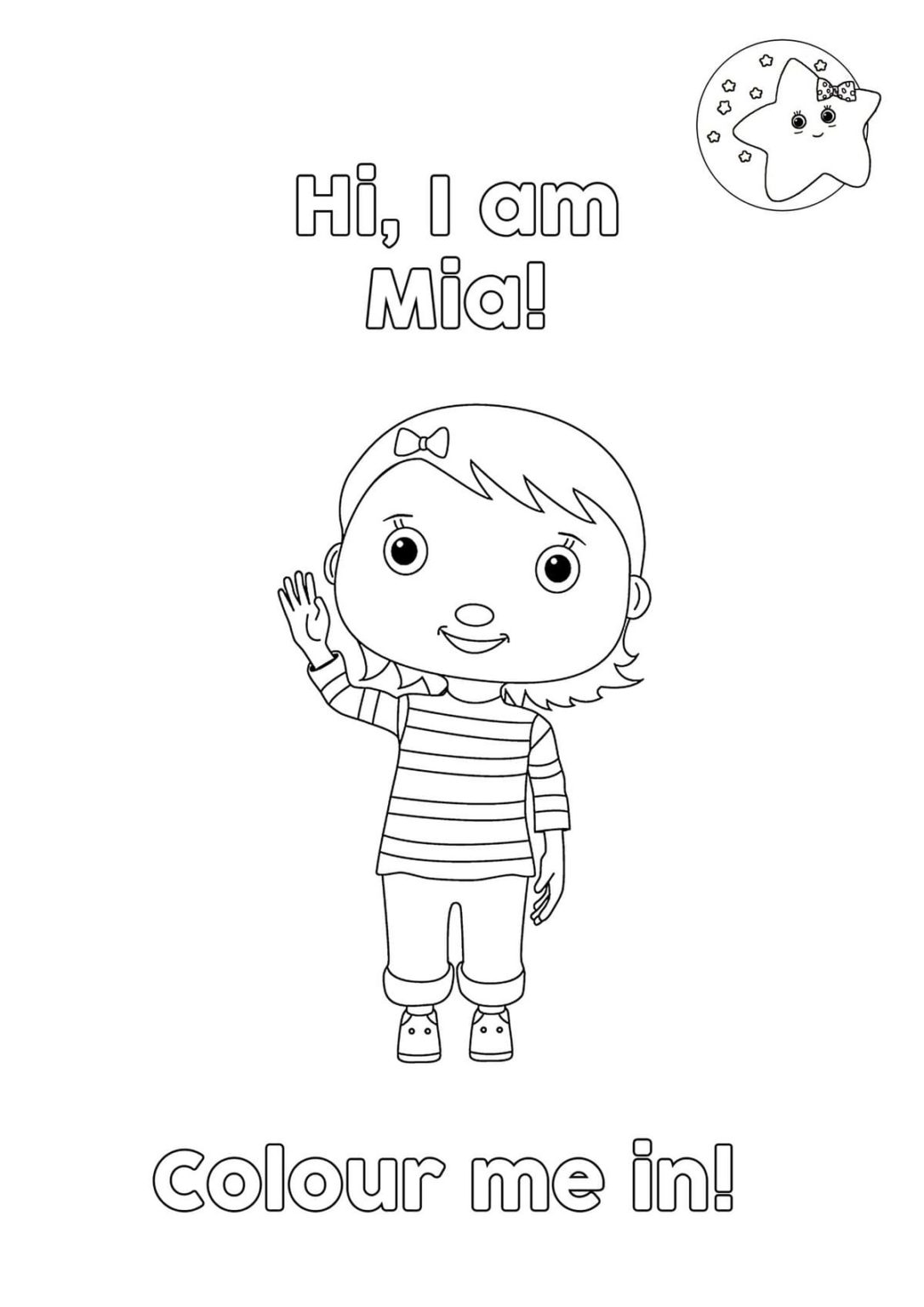 Little Baby Bum Coloring Pages Print and Color for Kids